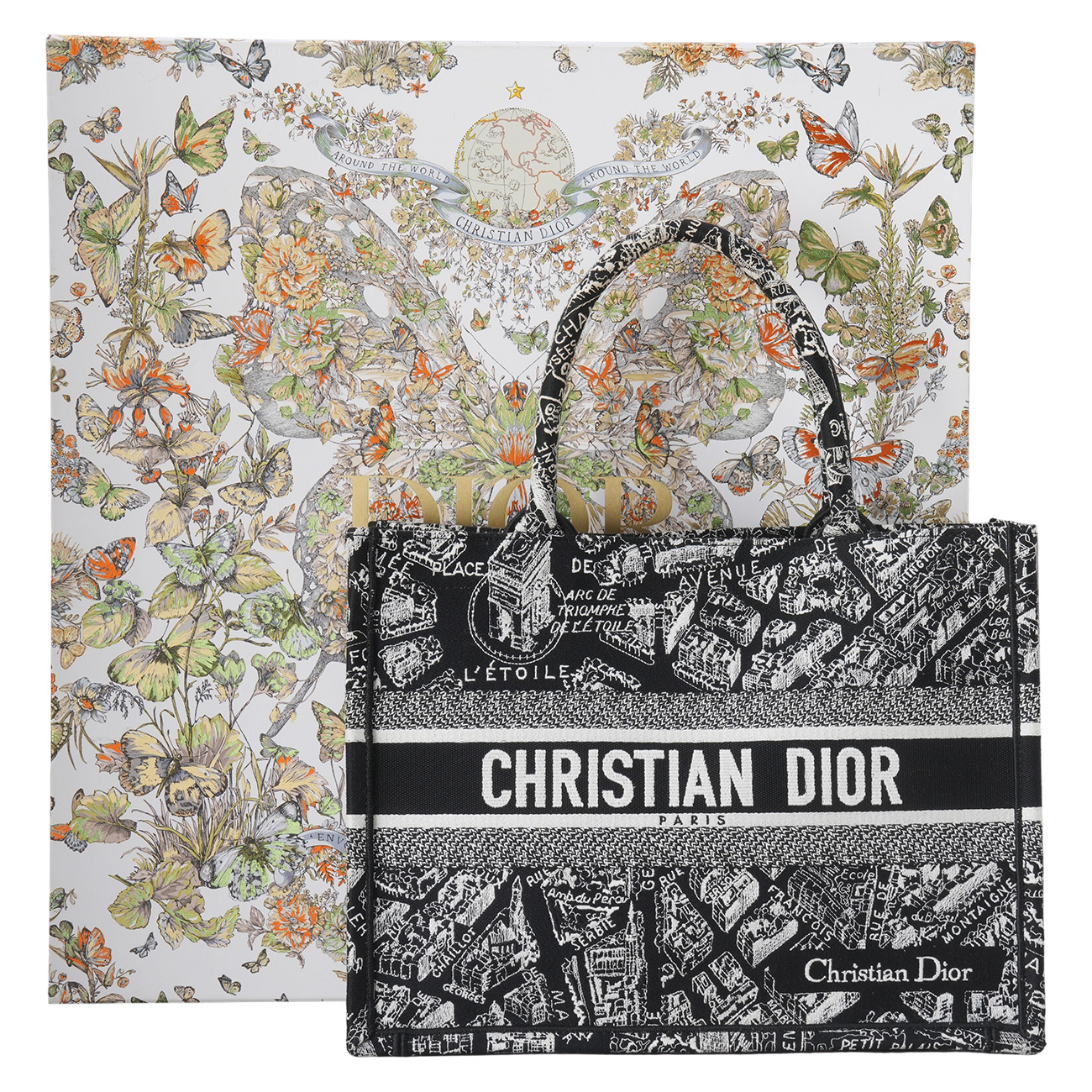 CHRISTIAN DIOR(USED)디올 북토트 미듐